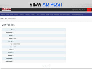 VIEW AD POST
 