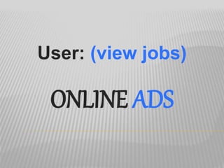 ONLINE ADS
User: (view jobs)
 