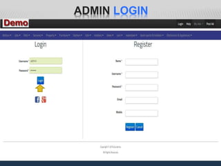 ADMIN LOGIN
 