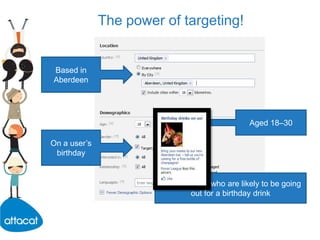 Staying within Facebook...Adverts to your website or your Facebook presence: