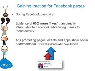 The power of targeting!Target by education or degreeSpecific company employeesLike/don’t yet Like a page/event/appFriends of those who like a page/event/app