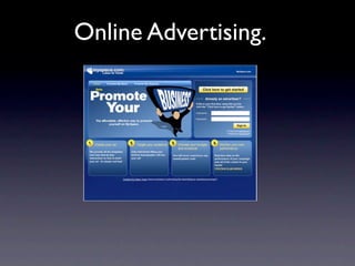 Online Advertising.
 