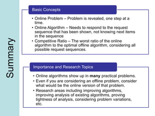 Online Algorithms - An Introduction | PPTX