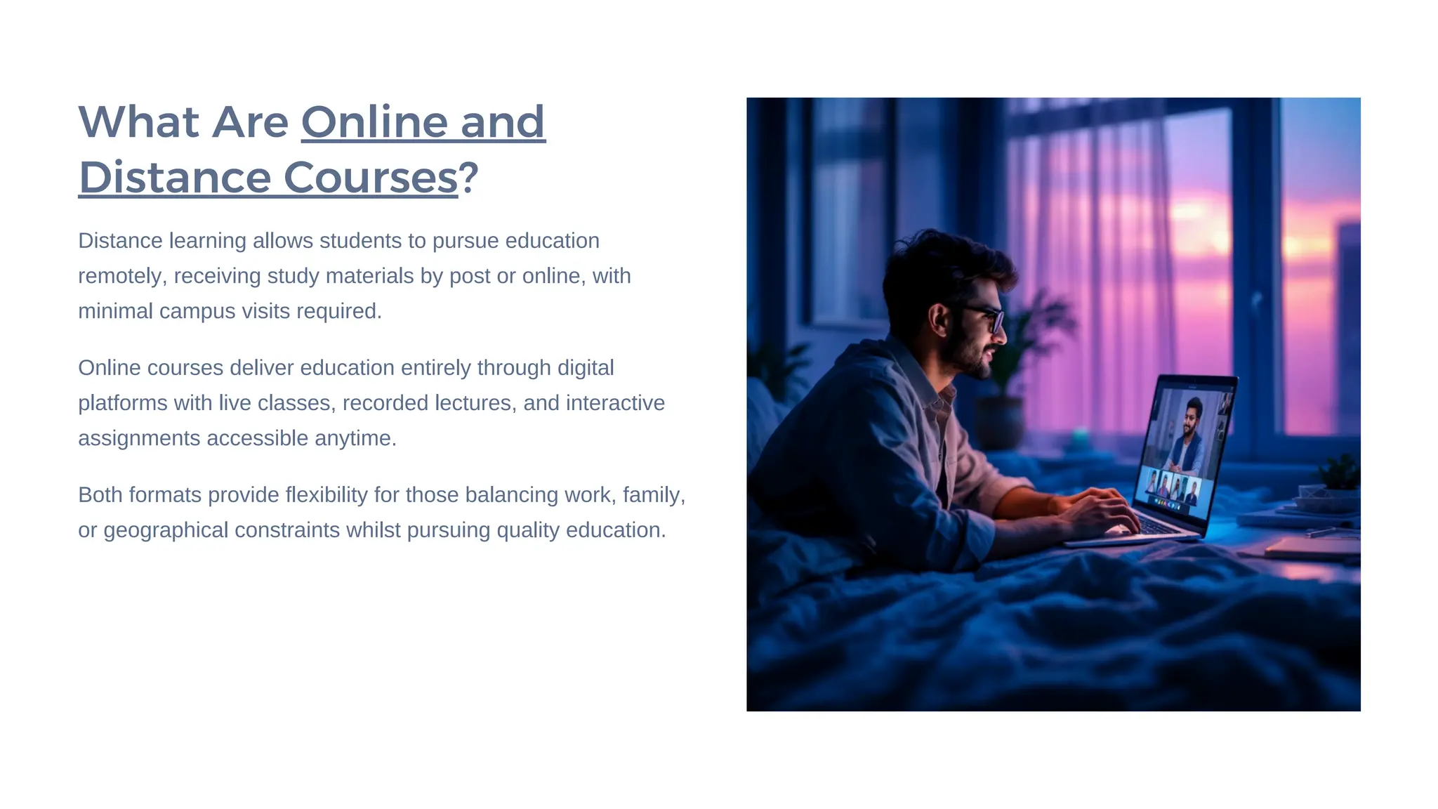 How Can Online and Distance Courses Help You Build a Successful Career ...