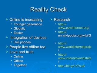 Online And Offline | PPT