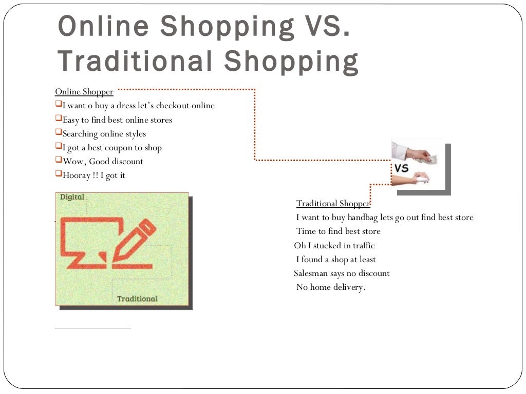 Online and offline shopping