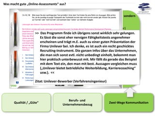 Online-Assessment. Fragen und Antworten