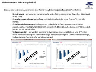 Online-Assessment. Fragen und Antworten