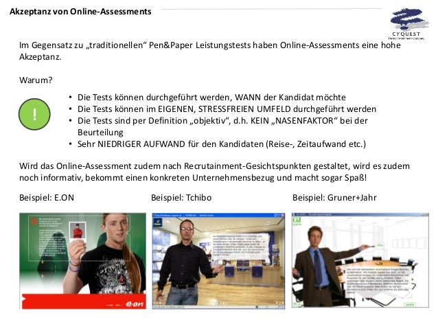 Online-Assessment. Fragen und Antworten