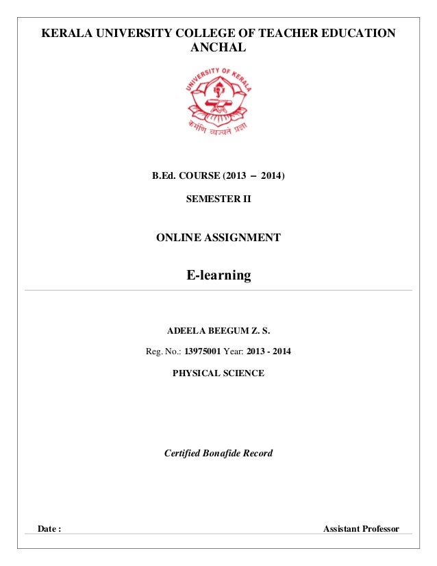 Pg assignment format image