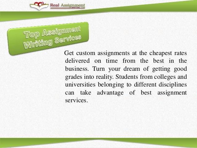 Online assignment writing services