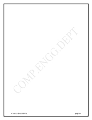 PEN NO:-130843131016 page no:
 