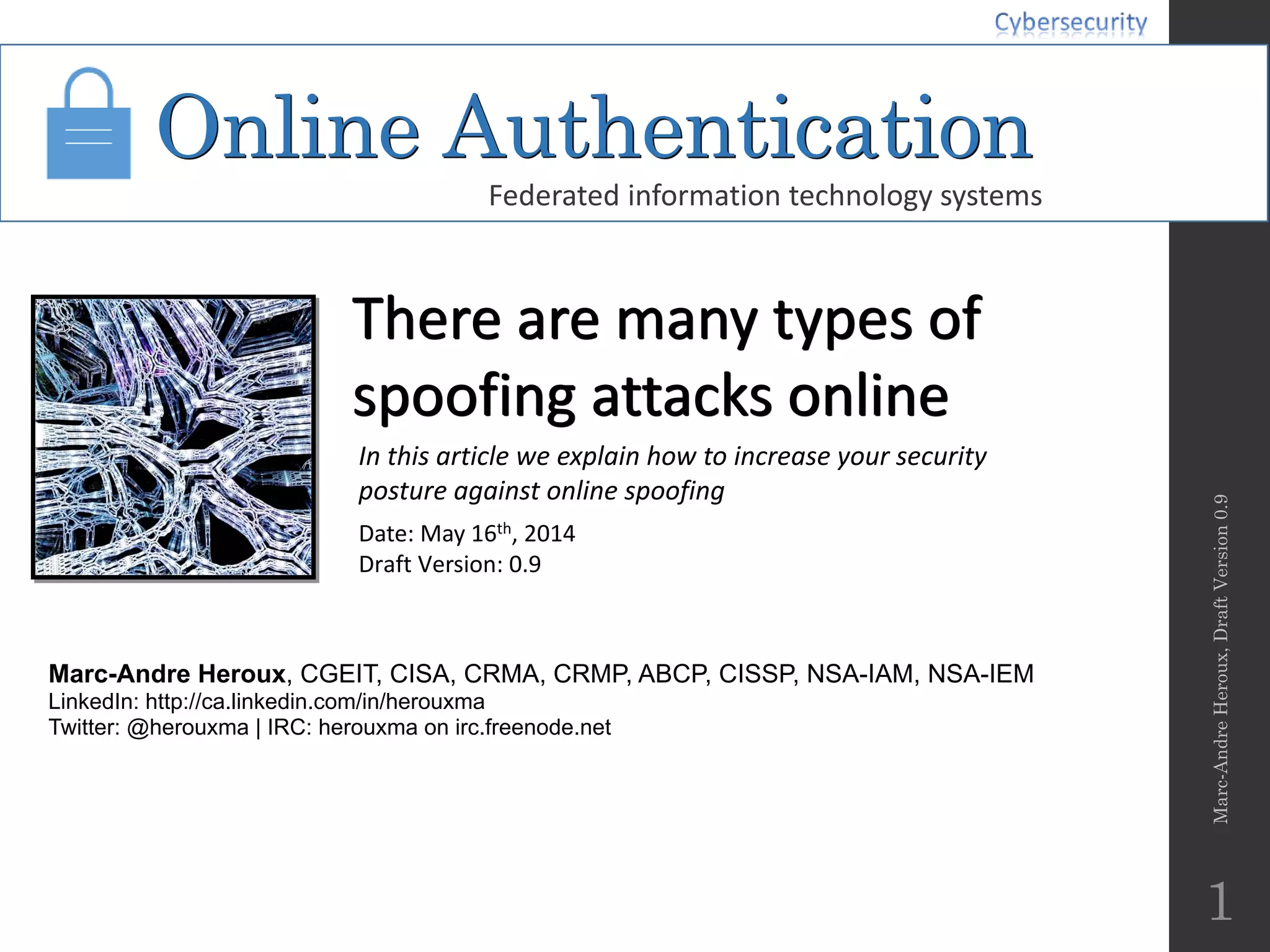 Online Authentication | PPTX