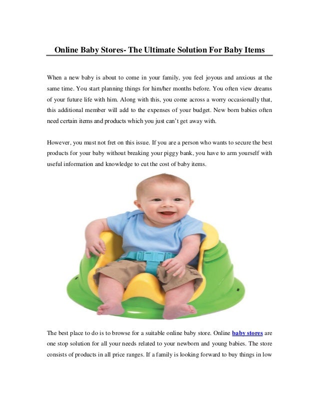 cheap baby items online