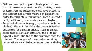 Online banking and e commerce