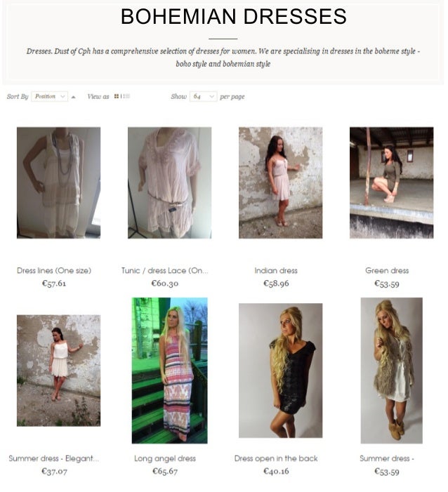 boho dresses online store