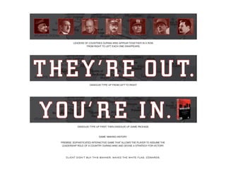 CLIENTDIDN’TBUYTHISBANNER.WAVED THEWHITEFLAG.COWARDS.
 