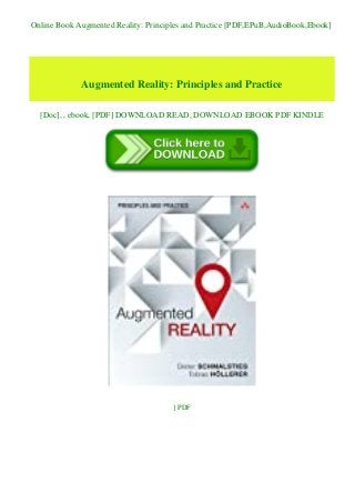Online Book Augmented Reality: Principles and Practice [PDF,EPuB,AudioBook,Ebook]
Augmented Reality: Principles and Practice
[Doc], , ebook, [PDF] DOWNLOAD READ, DOWNLOAD EBOOK PDF KINDLE
] PDF
 