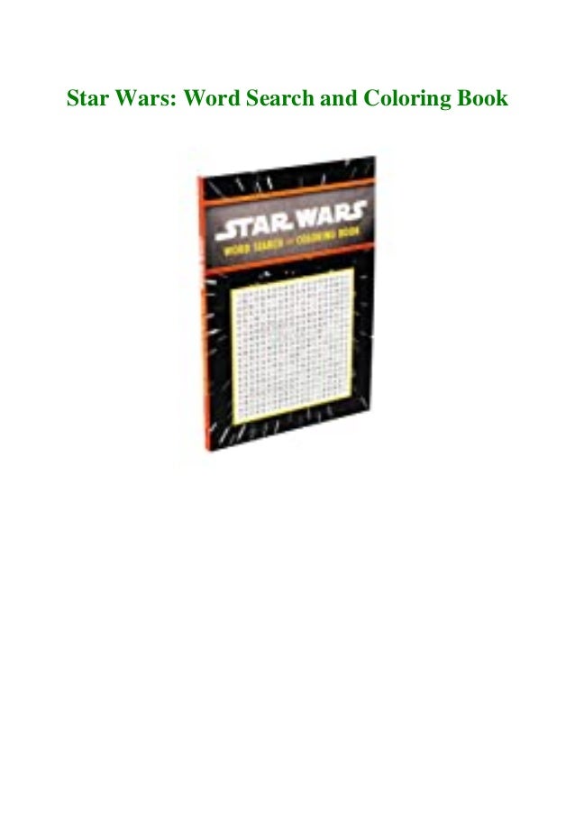 Download Online Book Star Wars Word Search And Coloring Book Read Online