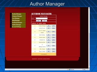 Author Manager

 