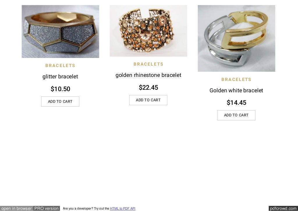 Buy Online Bracelets Jewelery Stores in Canada Dubai
