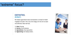 “extreme” focus?
 