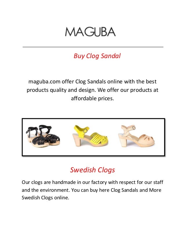 clogs sandals online