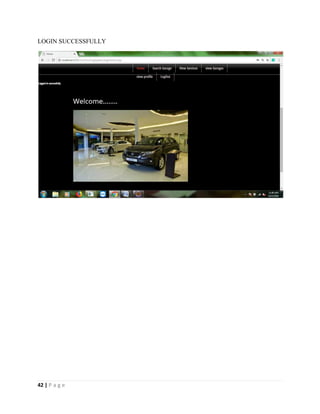 42 | P a g e
LOGIN SUCCESSFULLY
 