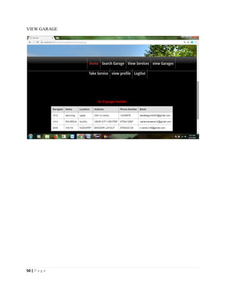 50 | P a g e
VIEW GARAGE
 