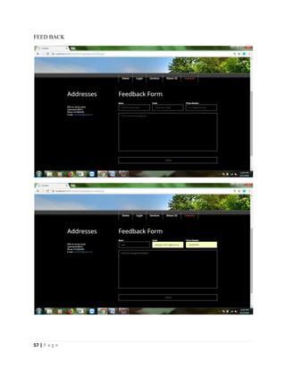 57 | P a g e
FEED BACK
 