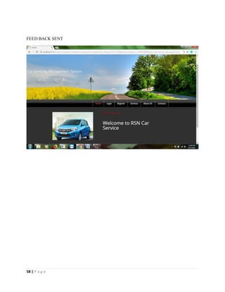 58 | P a g e
FEED BACK SENT
 