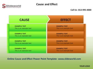 Online Cause and Effect Powerpoint Template