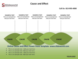 Online Cause and Effect Powerpoint Template