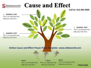 Online Cause and Effect Powerpoint Template