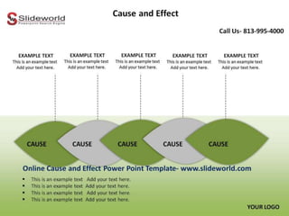 Online Cause and Effect Powerpoint Template