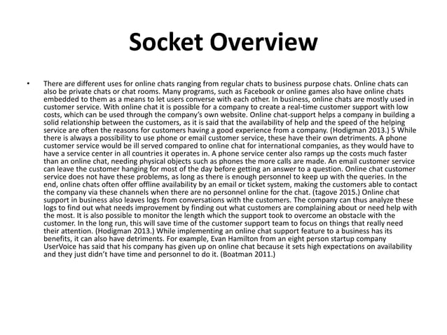 Online chatting system | PPTX