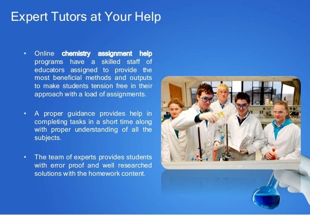 Online chemistry homework help