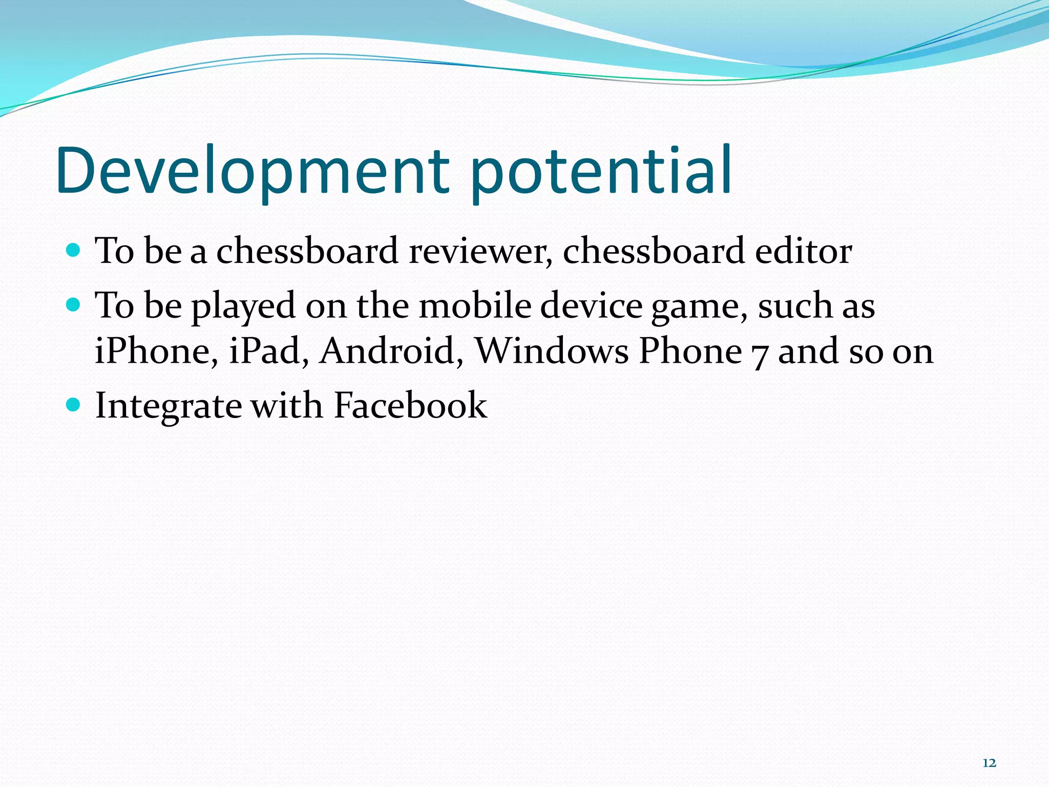 Online chinese chess game for the blind pptx computing technology