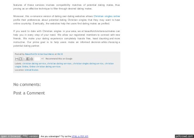 Online christian dating service