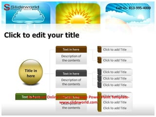 Online climate change power point template