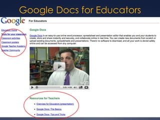 Google Docs for Educators