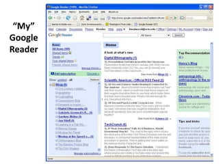 “My” Google Reader