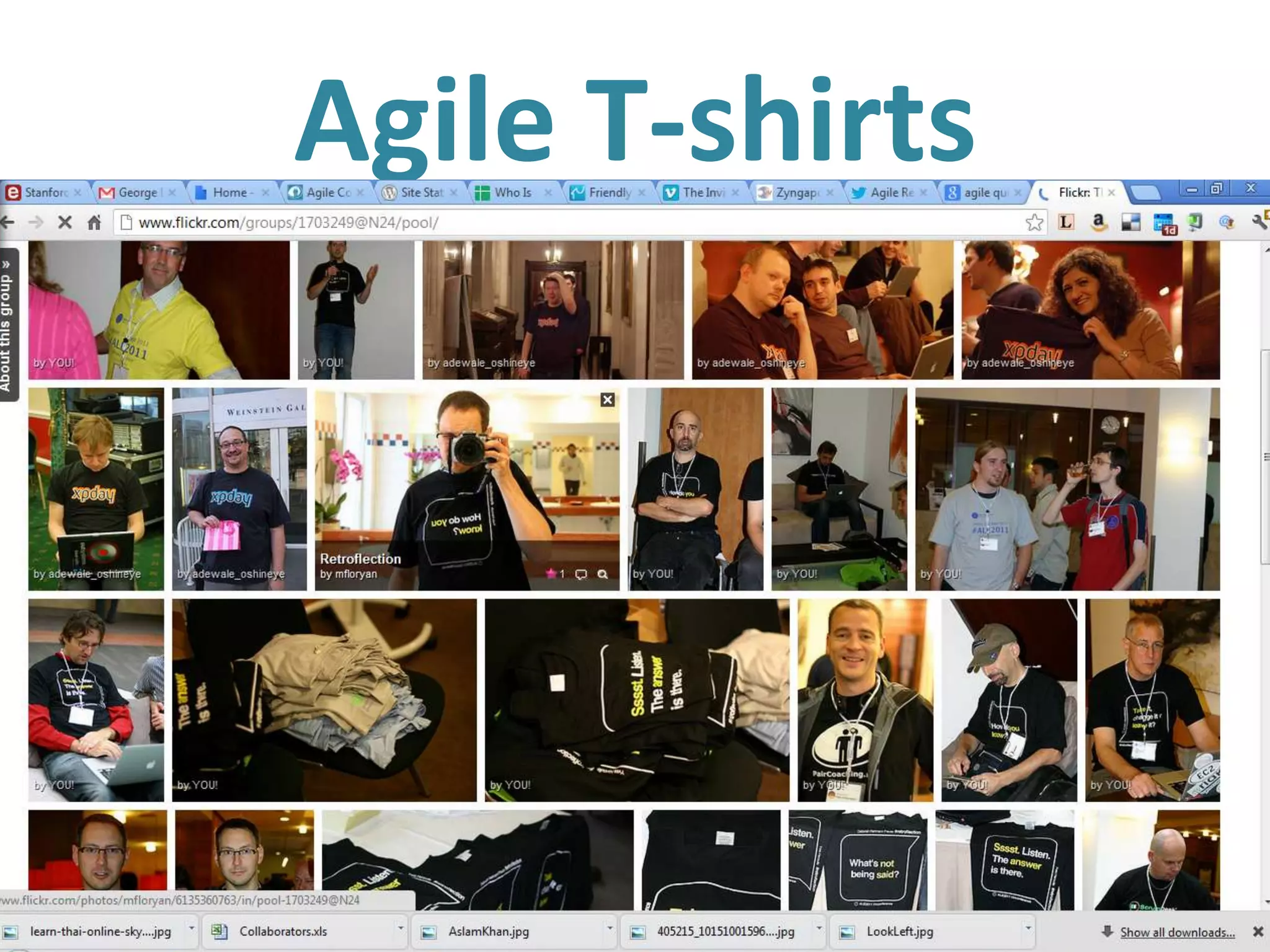 Agile T-shirts




54
 