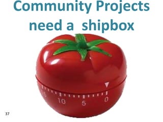 Community Projects
       need a shipbox




37
 