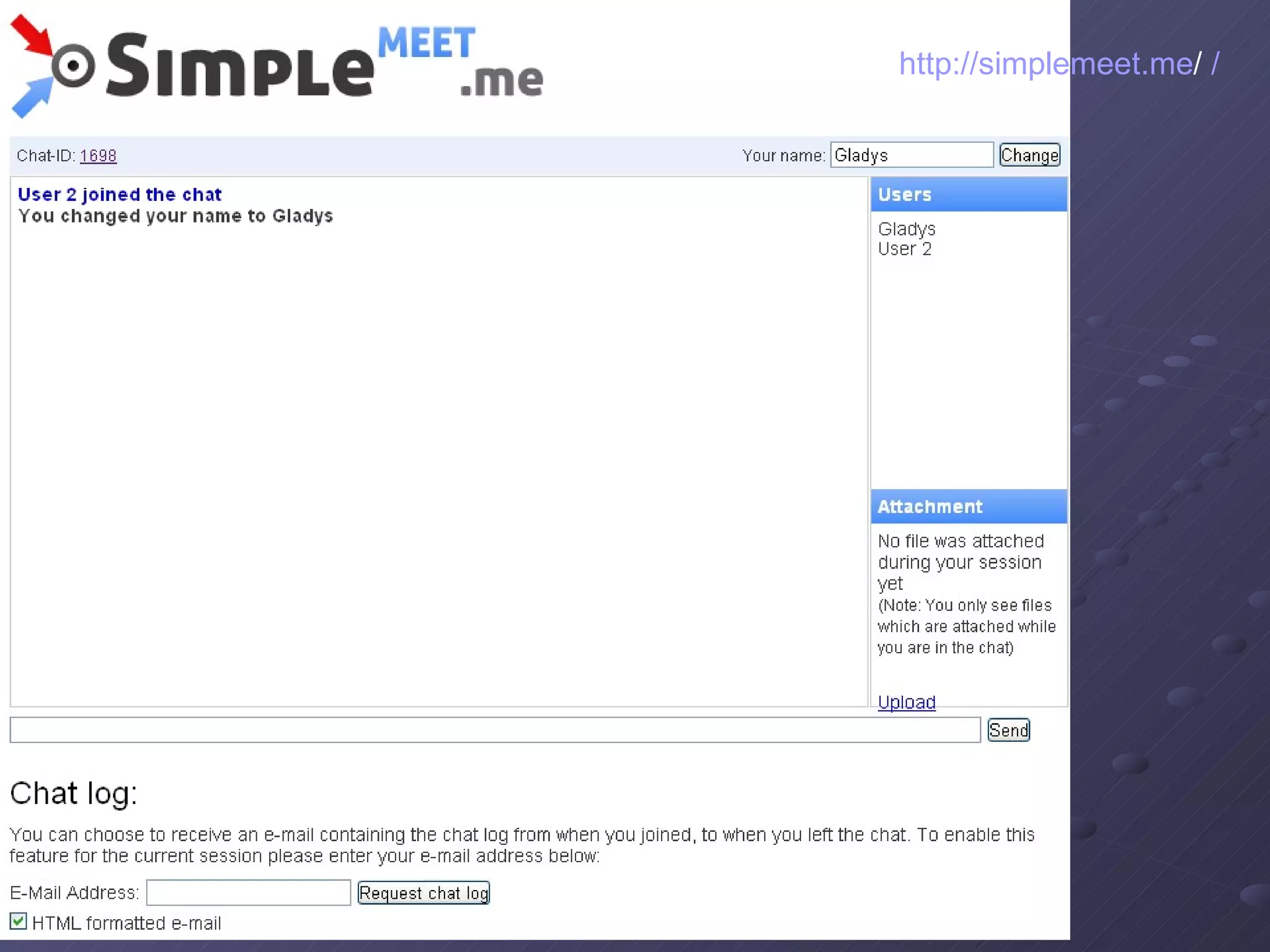 SimpleMEET.me  –  http:// simplemeet.me /   /   