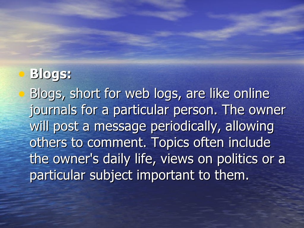 Online Communication