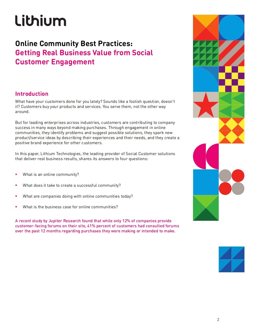 Online Communities Best Practices Deployment Tips