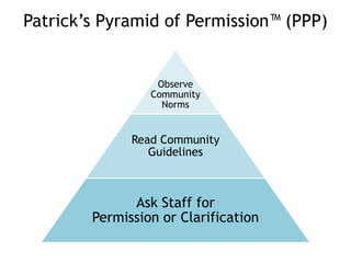 Patrick’s Pyramid of Permission™ (PPP) <br />