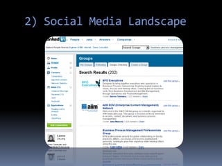 2) Social Media Landscape