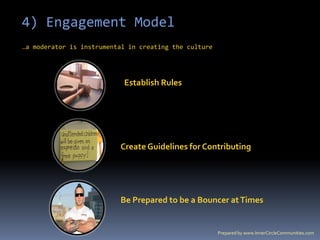 3) Member Needs AnalysisCUSTOMIZE YOUR ENGAGEMENT MODELAnnounce new members in a group